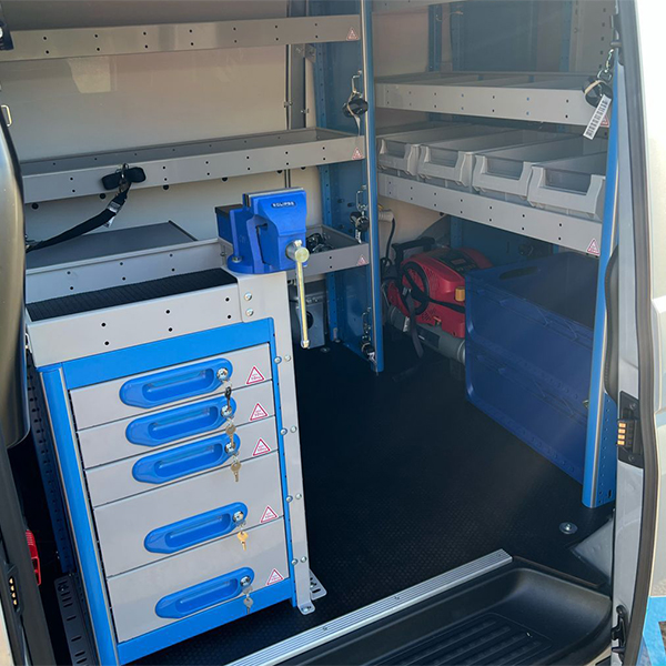 Mobile Service Vehicle Internal